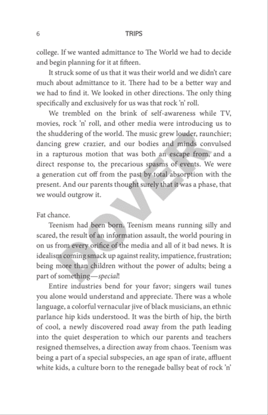 Trips -- Rock Life in the Sixties-Augmented Edition Collection / Songbook scores gallery preview page 10
