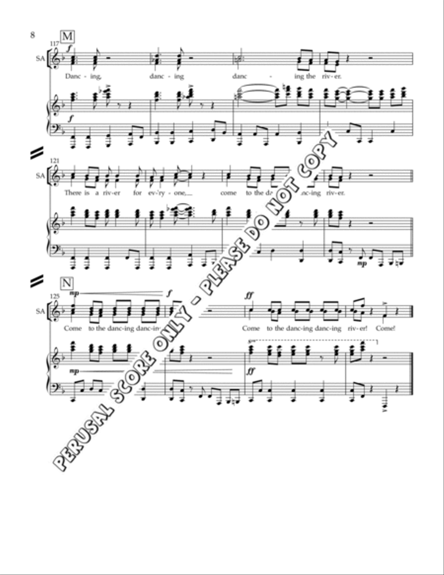 Dancing Dancing River Ssa SSA scores gallery preview page 9