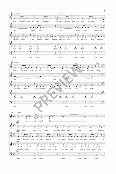 Bumble Bee - SSAATB (Vocal Score)