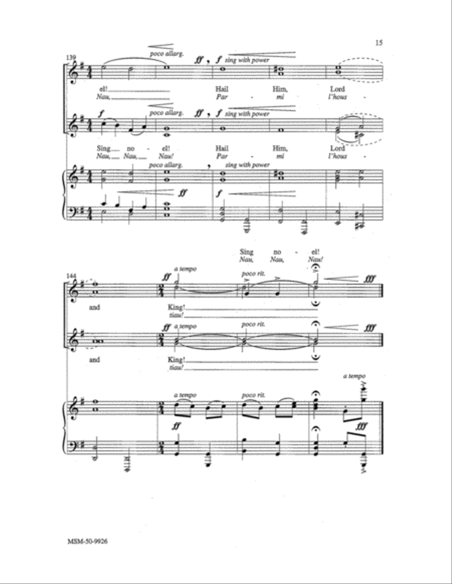 Sing Noel SA scores gallery preview page 6