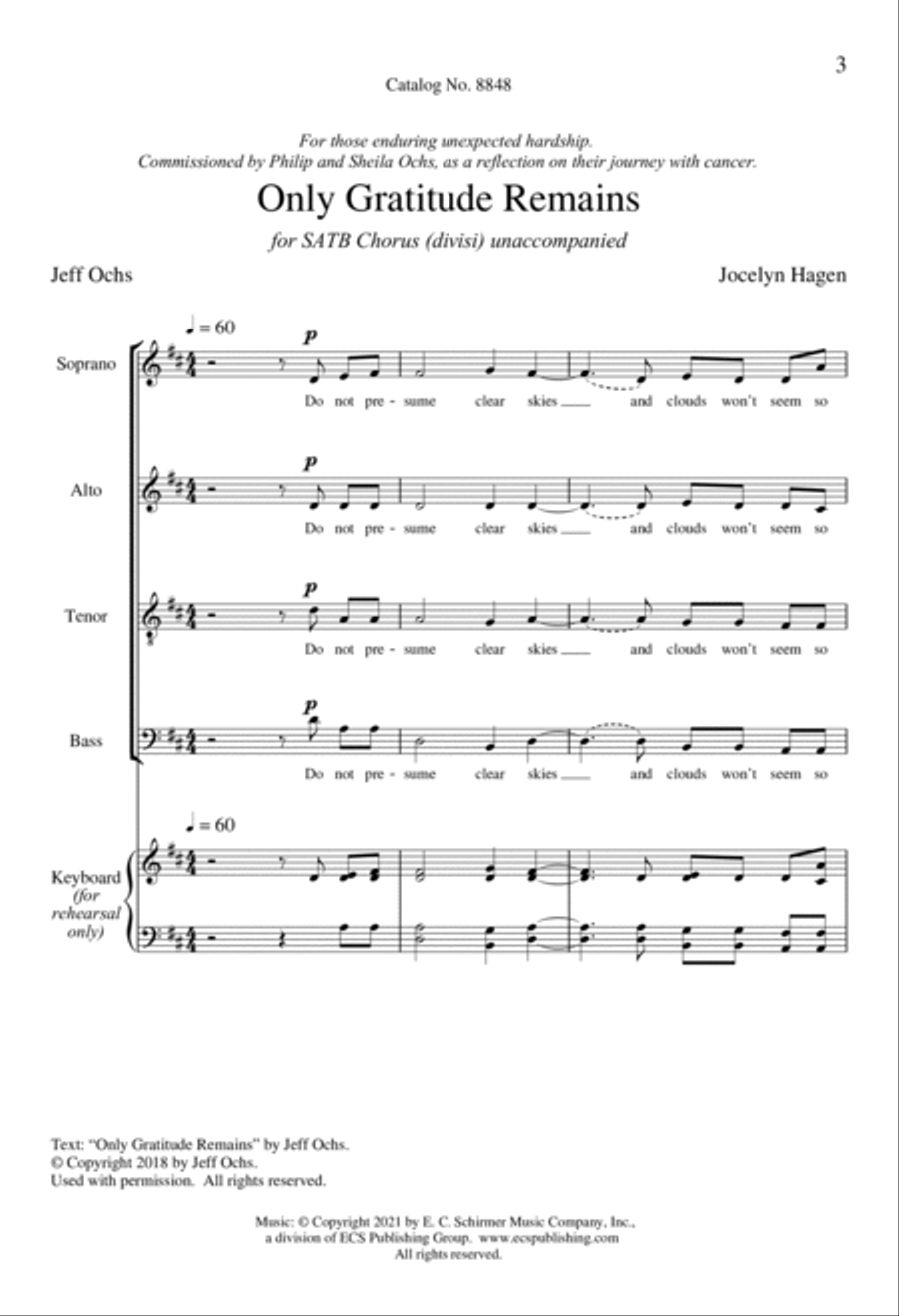 Only Gratitude Remains Divisi scores gallery preview page 2