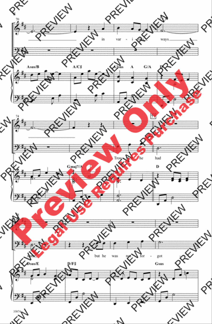Wings of a Dove 4-Part scores gallery preview page 8