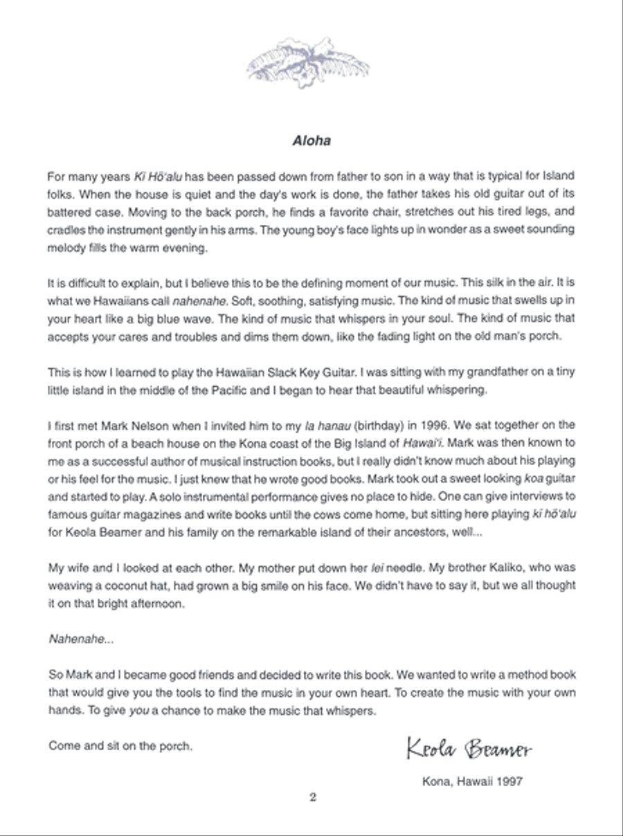 Learn to Play Hawaiian Slack-Key Guitar Guitar scores gallery preview page 4