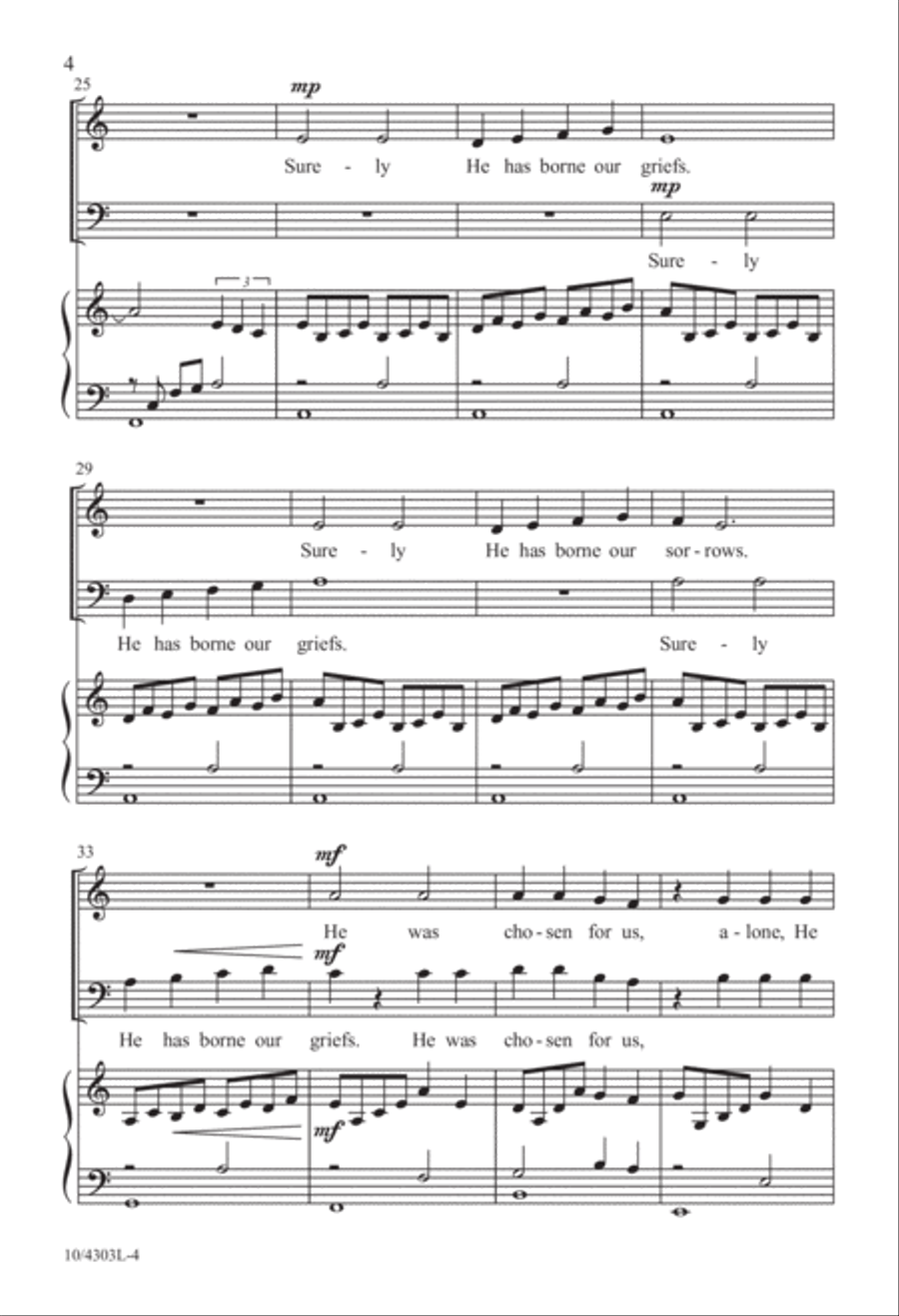 Man of Sorrows 3-Part scores gallery preview page 4