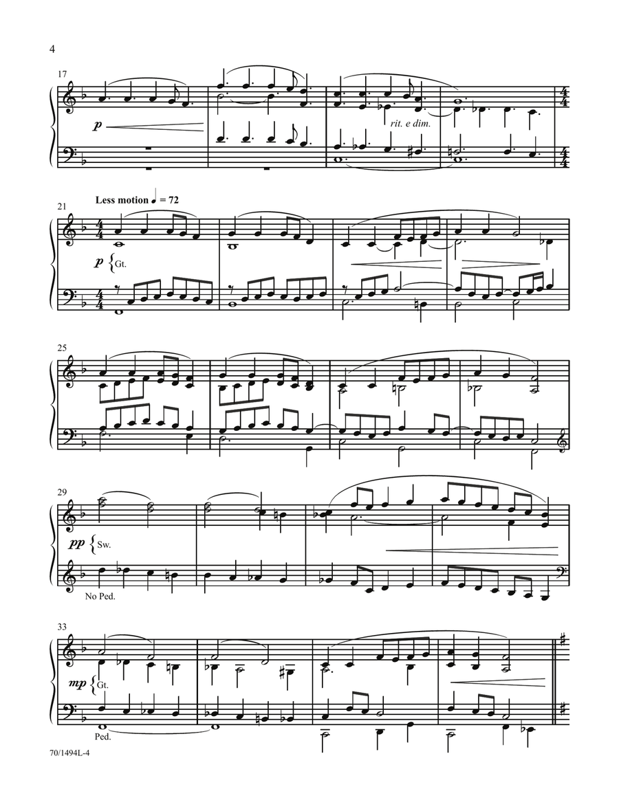 The Everlasting Arms (Digital Download) Sacred scores gallery preview page 2