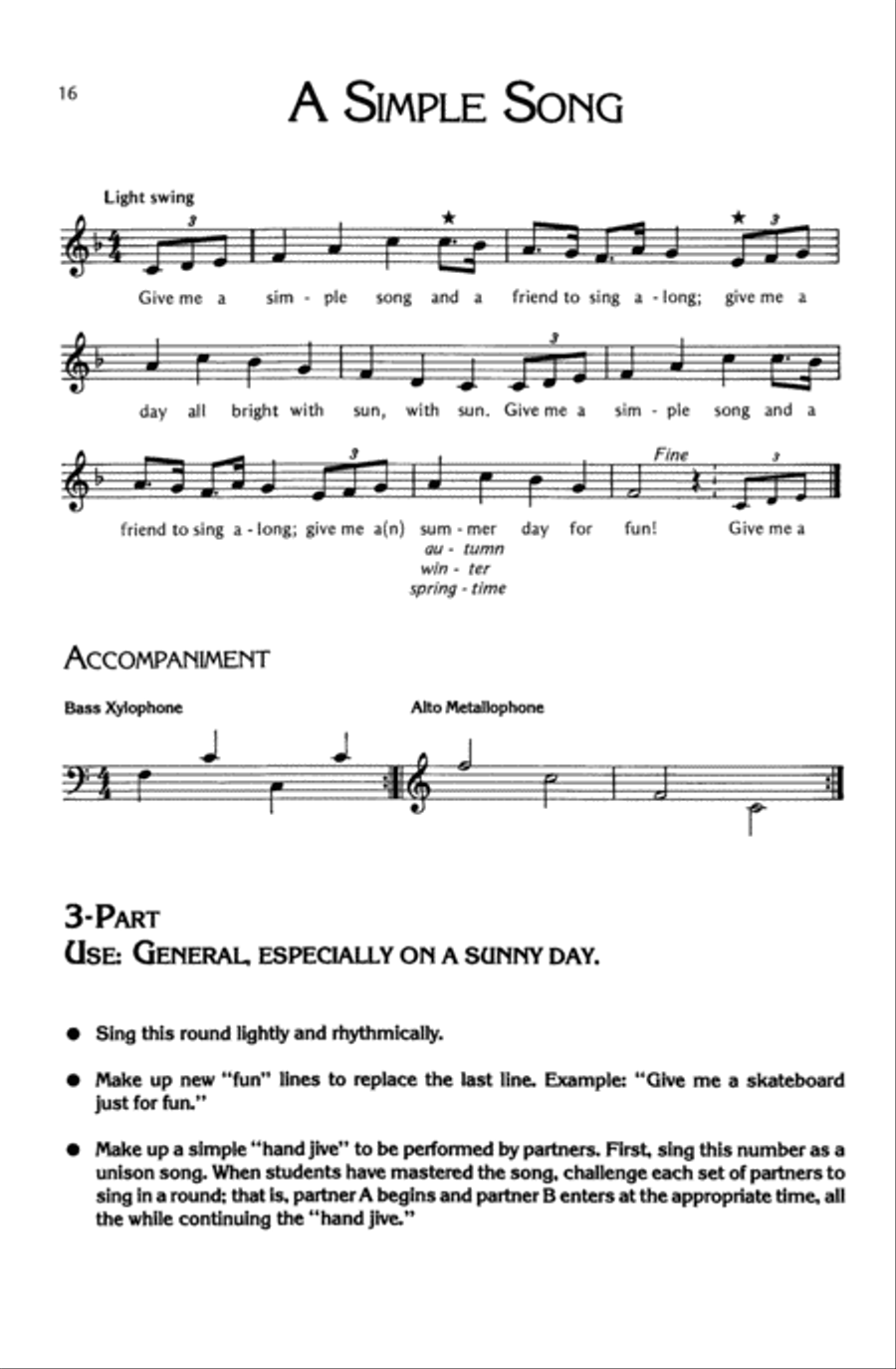 'Round We Go! Voice scores gallery preview page 4