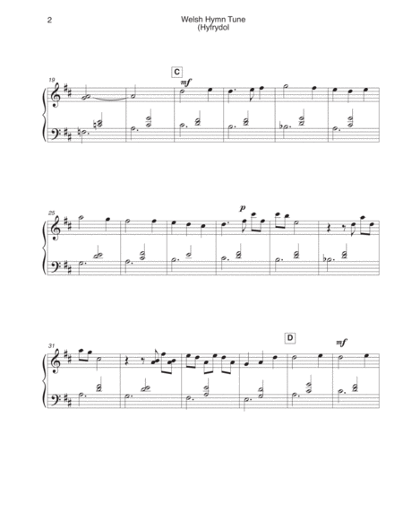 Welsh Hymn Tune (Solo Piano Arrangement) image number null