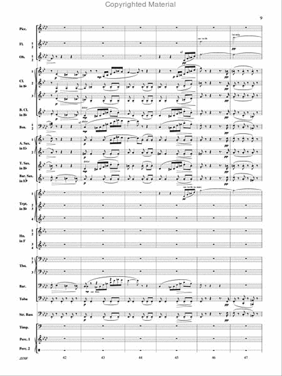 William Tell Overture Concert Band scores gallery preview page 10