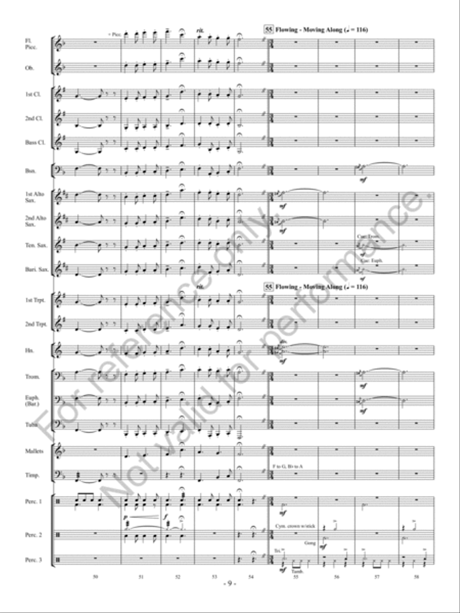 Christmas Long Ago Concert Band scores gallery preview page 10