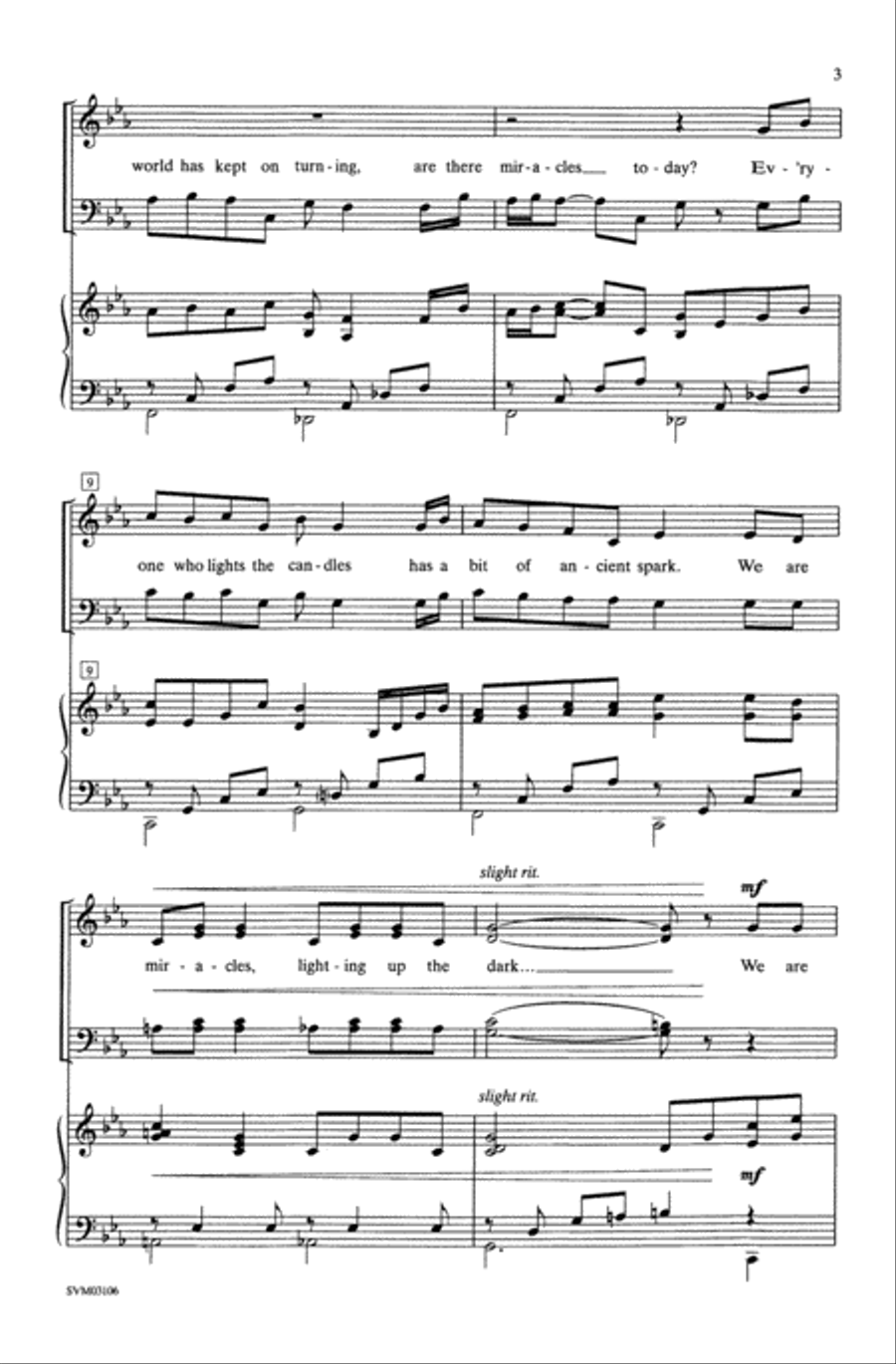 We Are Lights (The Chanukah Song) Choir scores gallery preview page 2