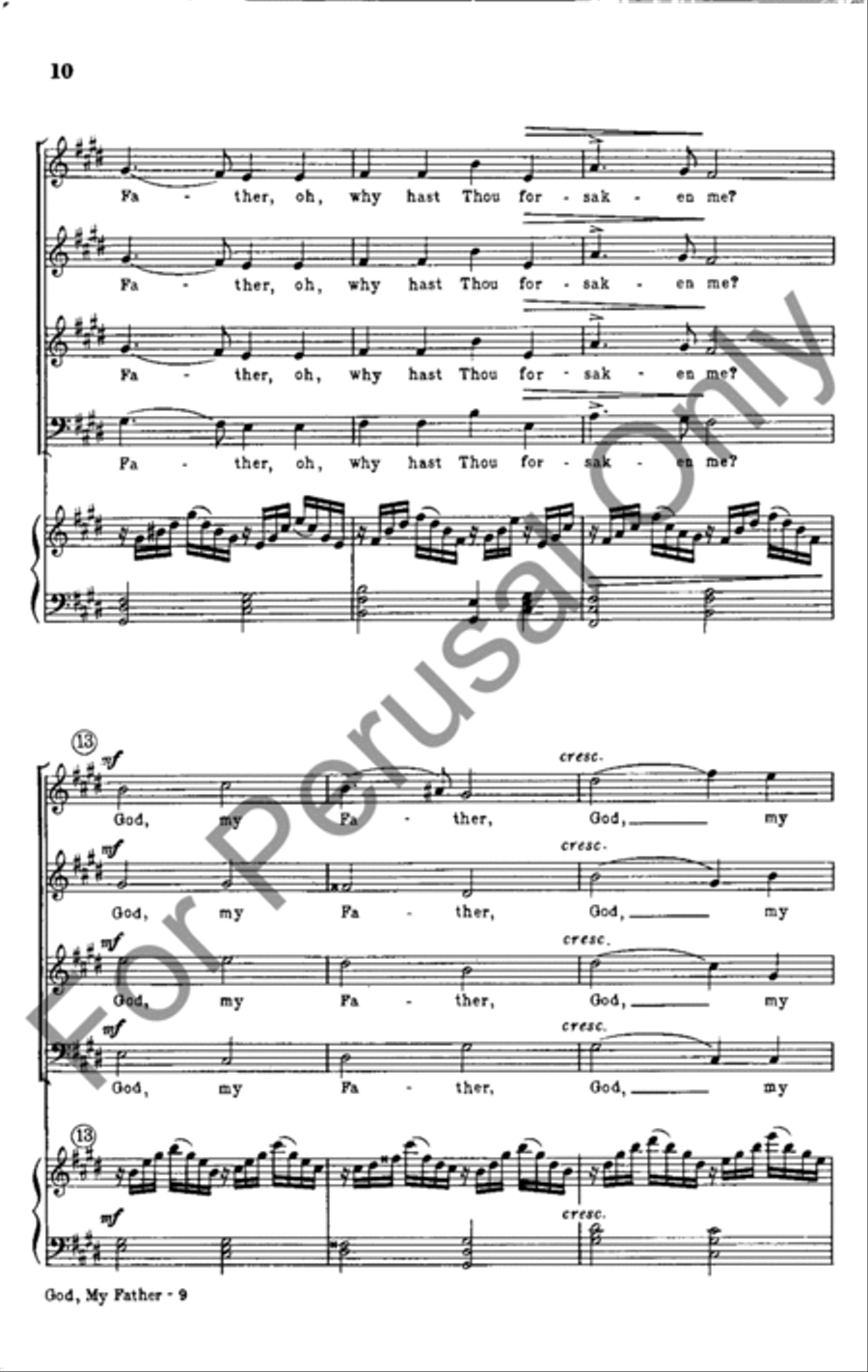 God, My Father God, My Father 4-Part scores gallery preview page 9
