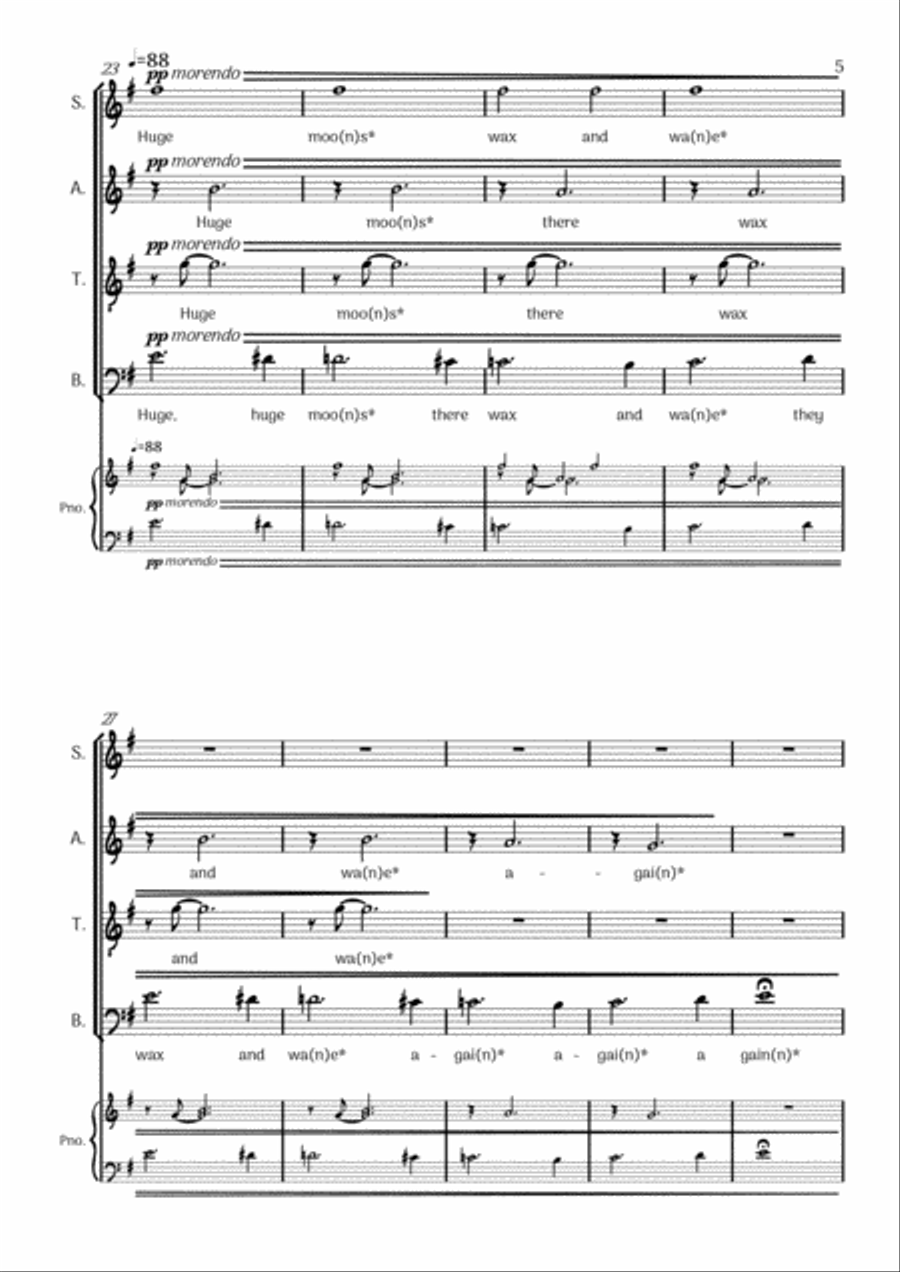 Fairy-Land 4-Part scores gallery preview page 5