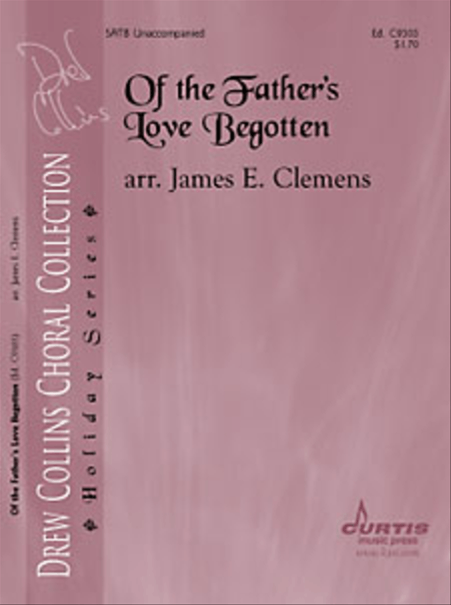 Of the Father's Love Begotten 4-Part scores gallery preview page 1