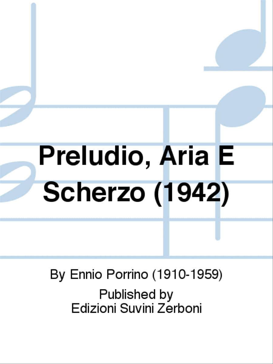 Preludio, Aria E Scherzo (1942) Trumpet Solo scores gallery preview page 1