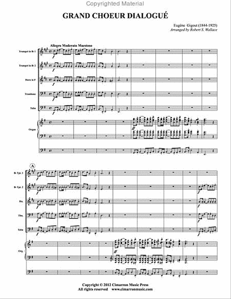 Grand Choeur Dialogue Grand Choeur Dialogue Organ scores gallery preview page 2