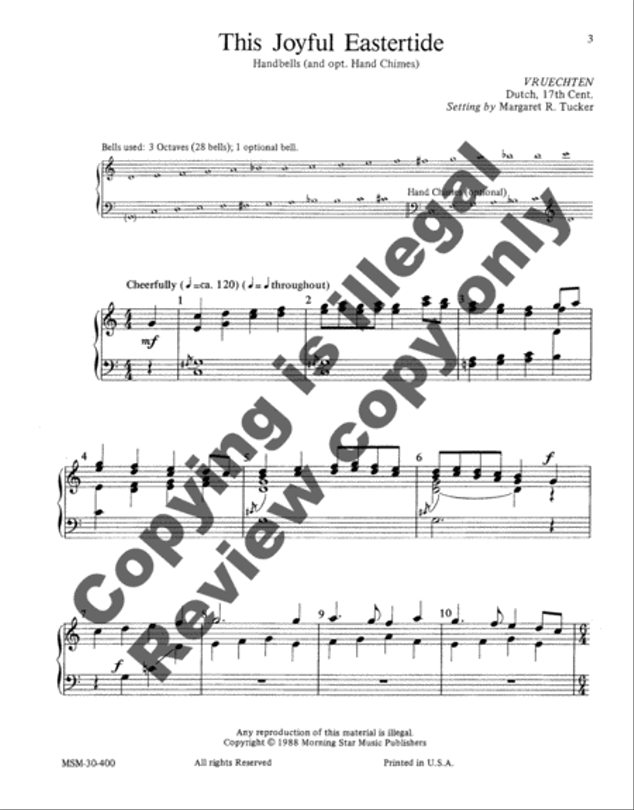 This Joyful Eastertide This Joyful Eastertide Handbell Choir scores gallery preview page 7