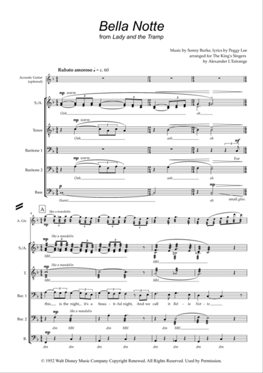 Bella Notte A Cappella scores gallery preview page 3