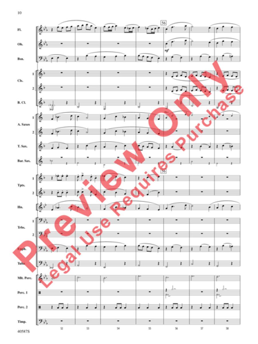 Rondo Picoso Concert Band scores gallery preview page 35