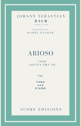 Book cover for Bach - Arioso from Cantata BWV 156 for Tuba and Piano