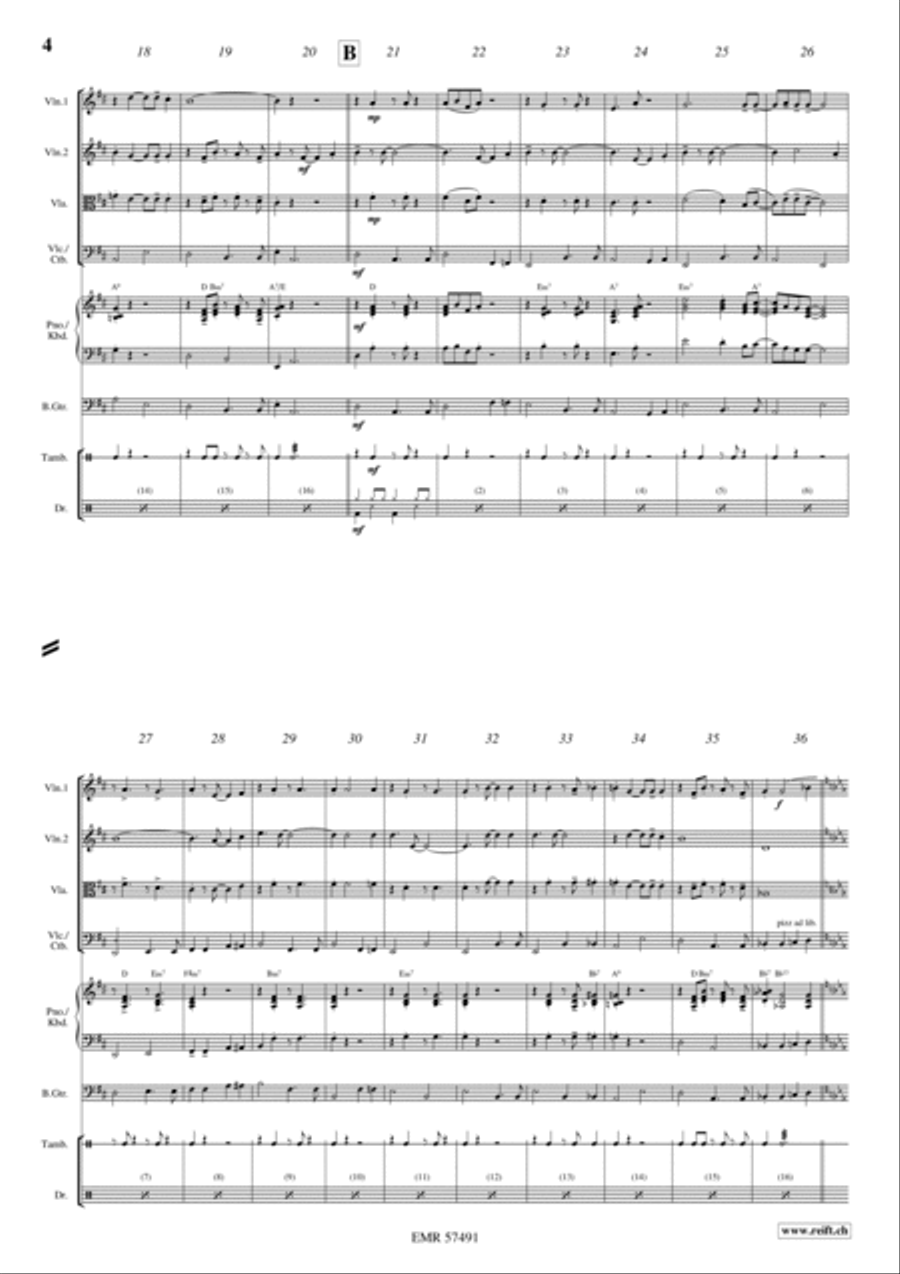Mack The Knife String Quartet scores gallery preview page 4