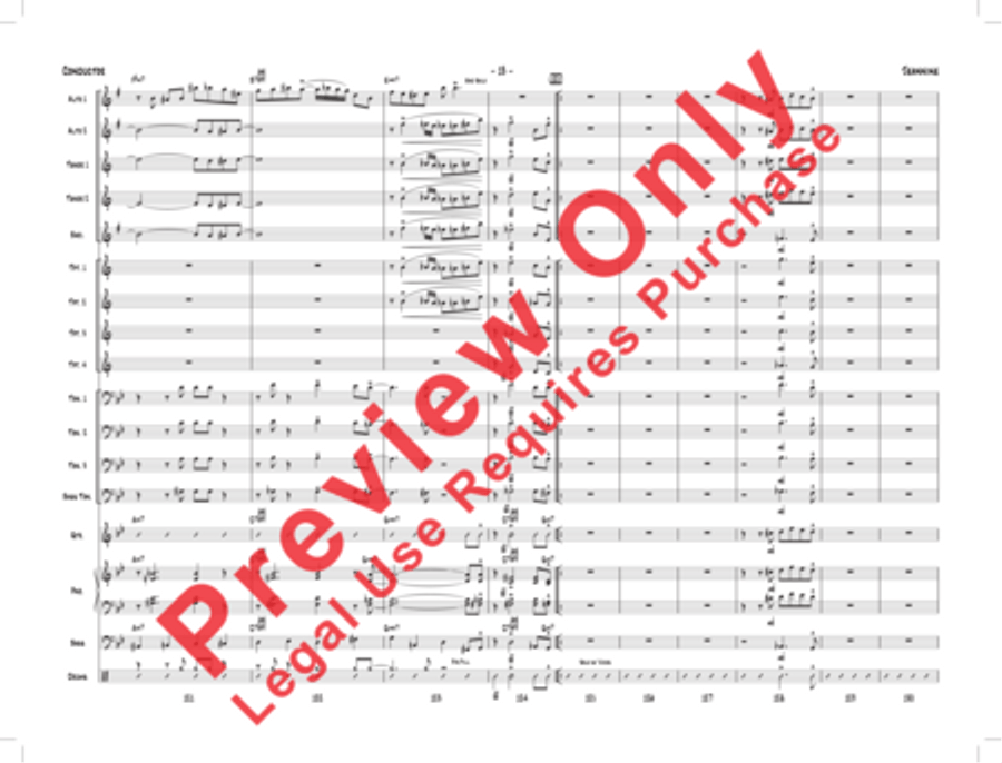 Jeannine Jeannine Jazz Ensemble scores gallery preview page 16