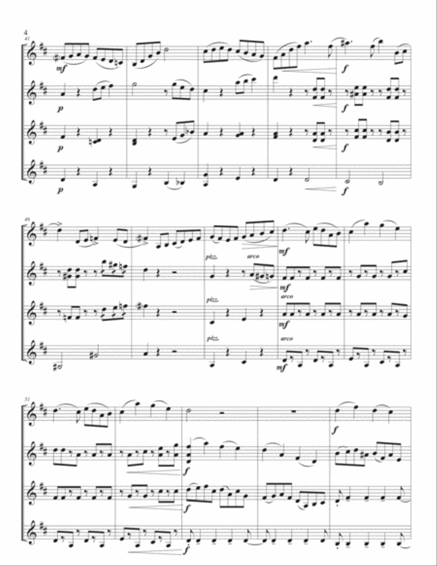 Concerto in b minor, Op. 35, for four violins Violin Solo scores gallery preview page 5