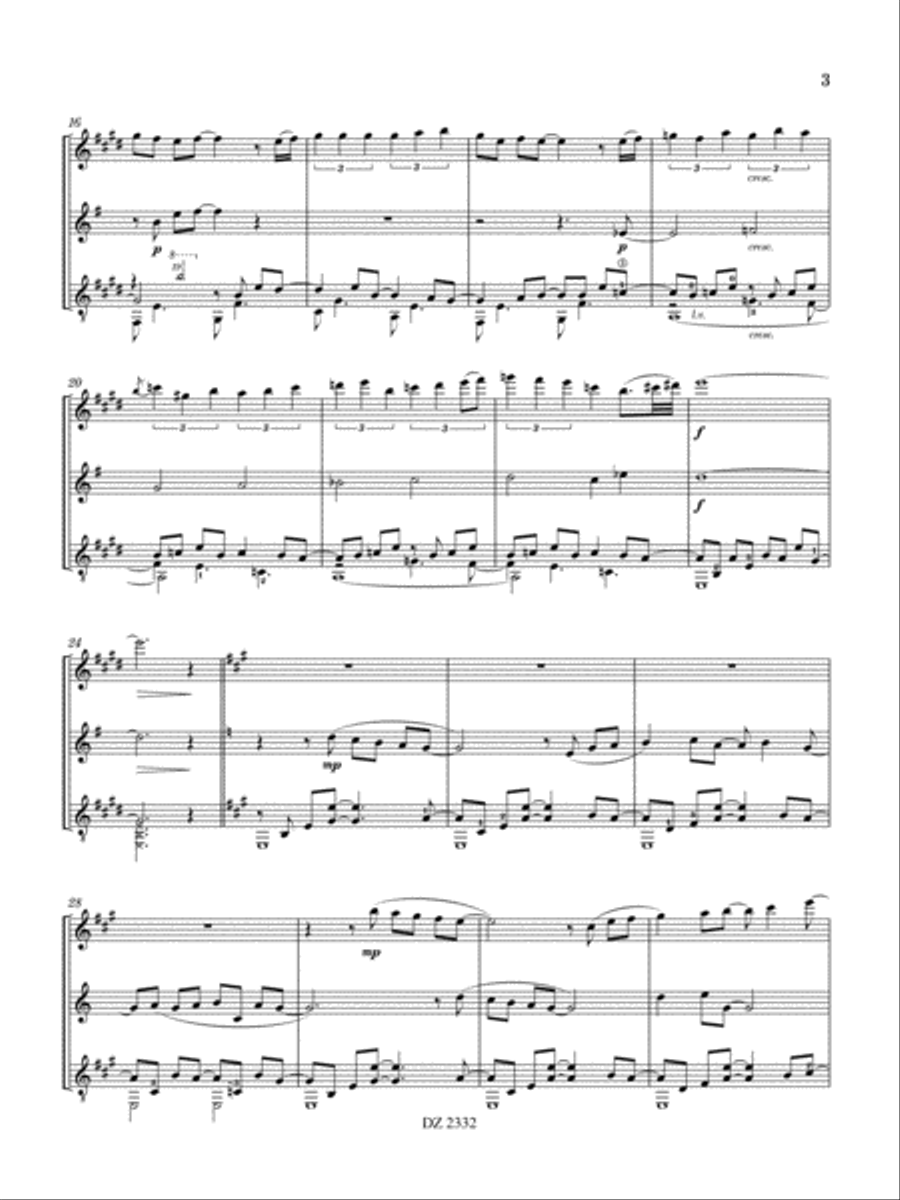 Ed è subito sera Clarinet scores gallery preview page 3