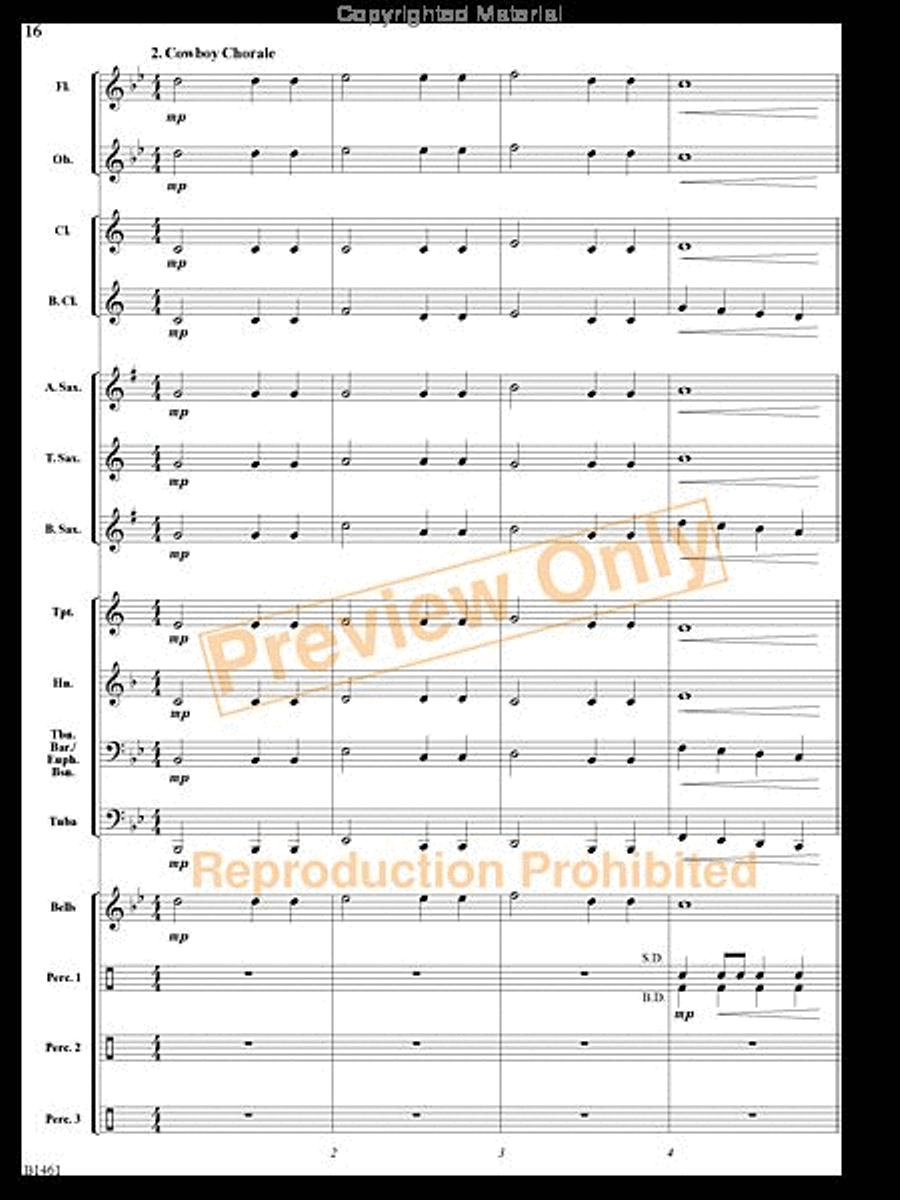 Chisholm Concert Band scores gallery preview page 15