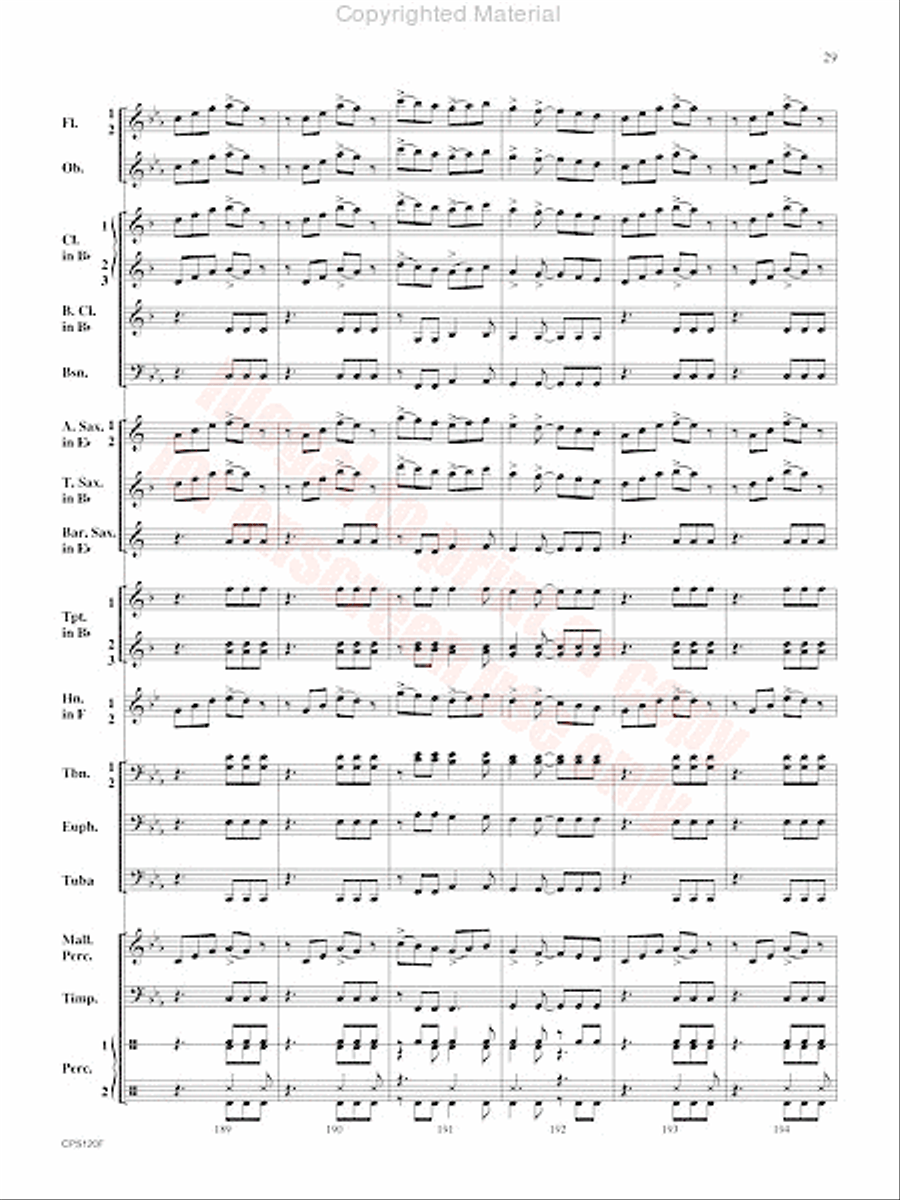 Instinct Concert Band scores gallery preview page 30