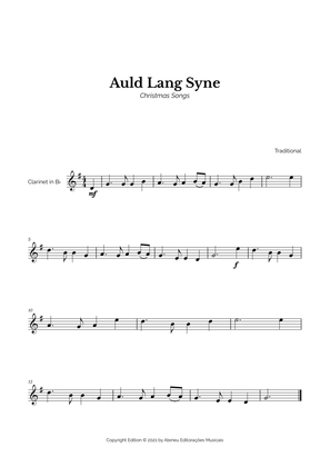 Auld Lang Syne for Easy Clarinet Solo