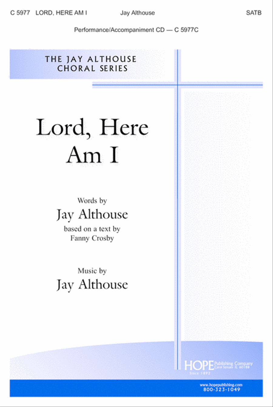 Book cover for Lord, Here Am I