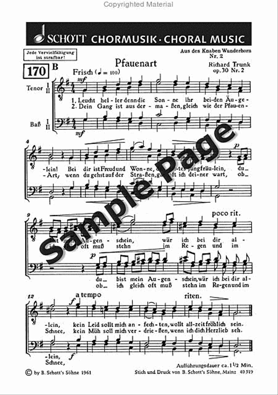 Rosmarin/pfauenart Rosmarin/pfauenart Men's Choir scores gallery preview page 3