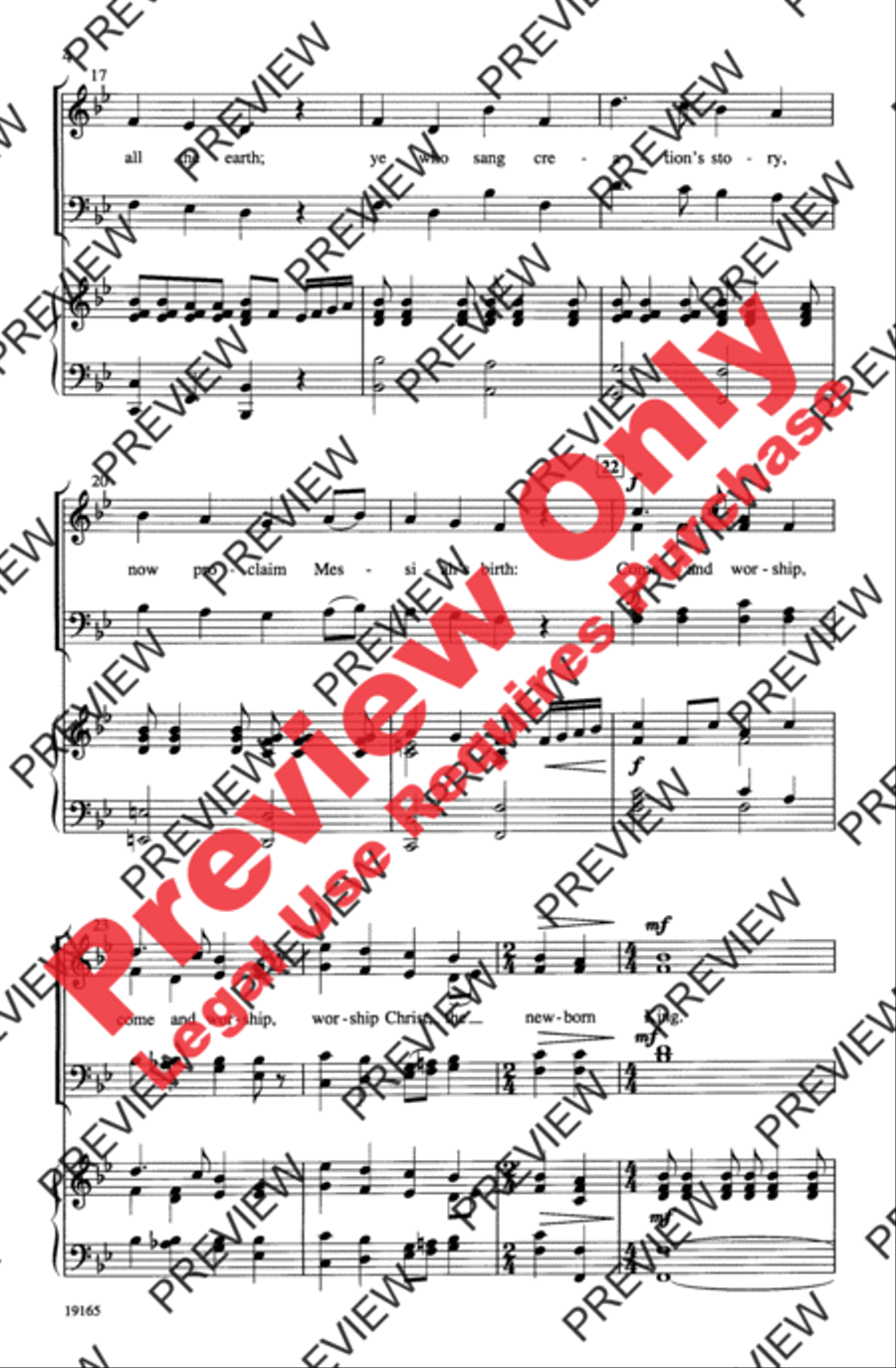 The Newborn King The Newborn King 4-Part scores gallery preview page 15