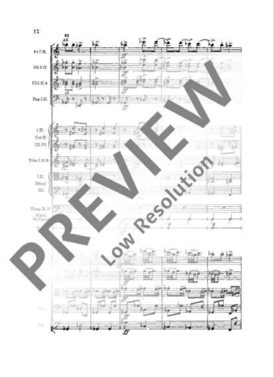 Slavonic Dances Orchestra scores gallery preview page 15