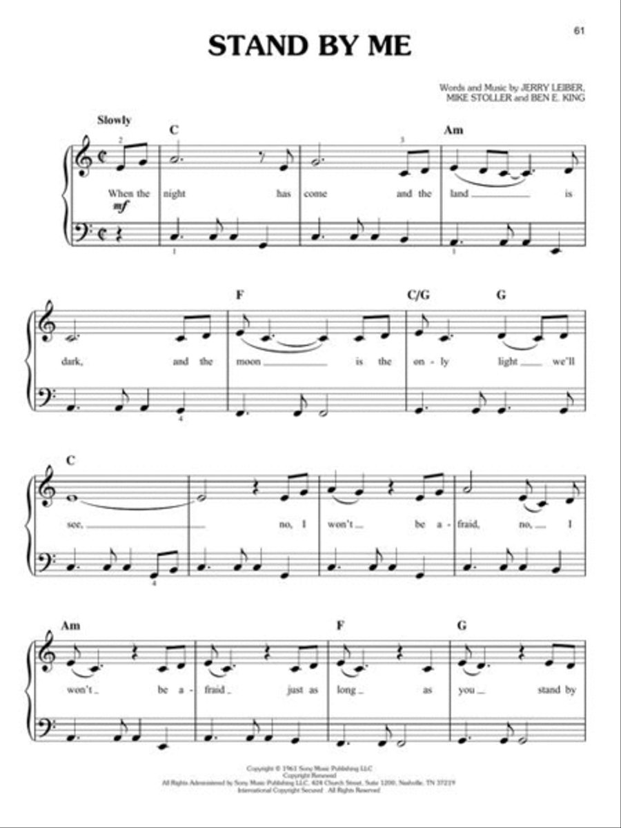 Favorite Songs – In Easy Keys Easy Piano scores gallery preview page 6