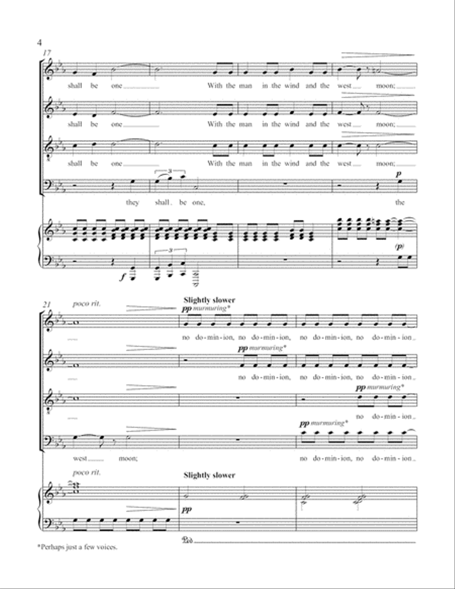 Death Shall Have No Dominion, And 4-Part scores gallery preview page 4