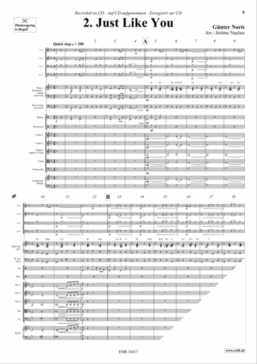 Let's Dance Volume 3 Brass Ensemble scores gallery preview page 4