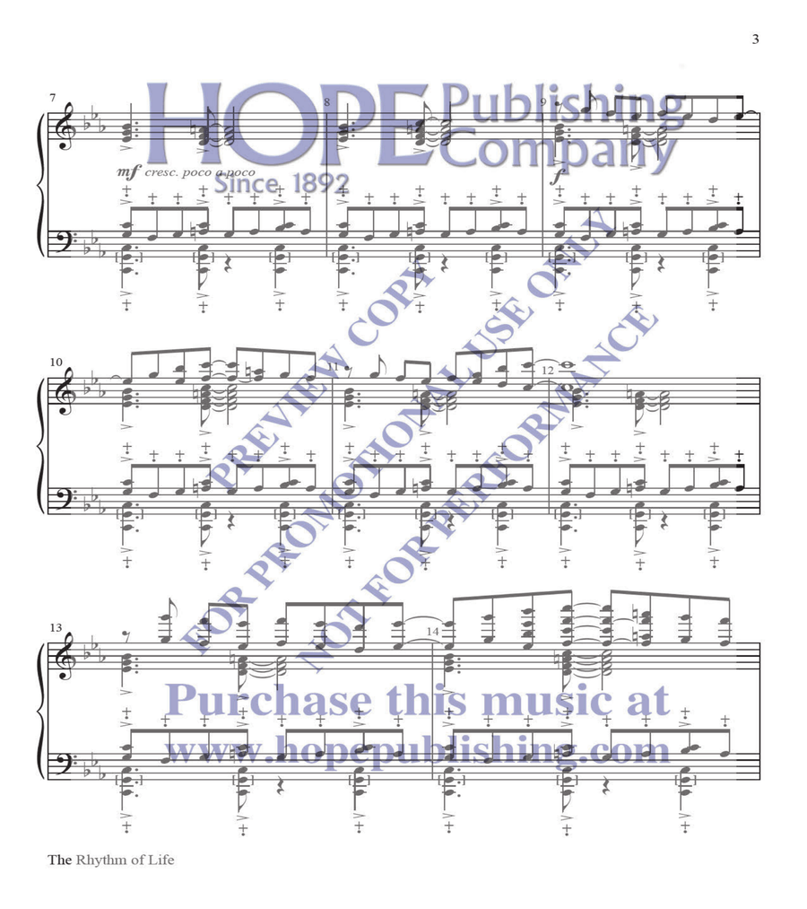 The Rhythm of Life 5-Octaves scores gallery preview page 3