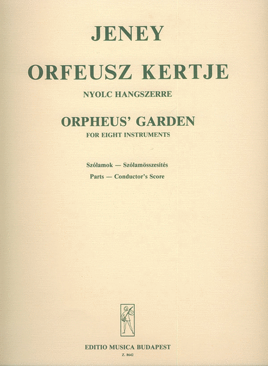 Der Garten von Orpheus für acht Instrumente