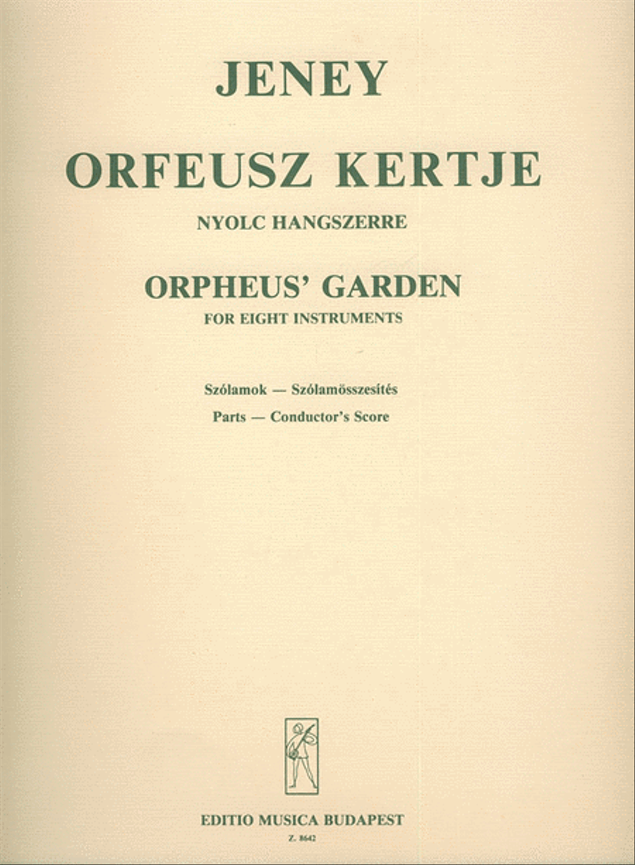 Der Garten von Orpheus für acht Instrumente Chamber Music scores gallery preview page 1