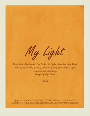Book cover for My Light