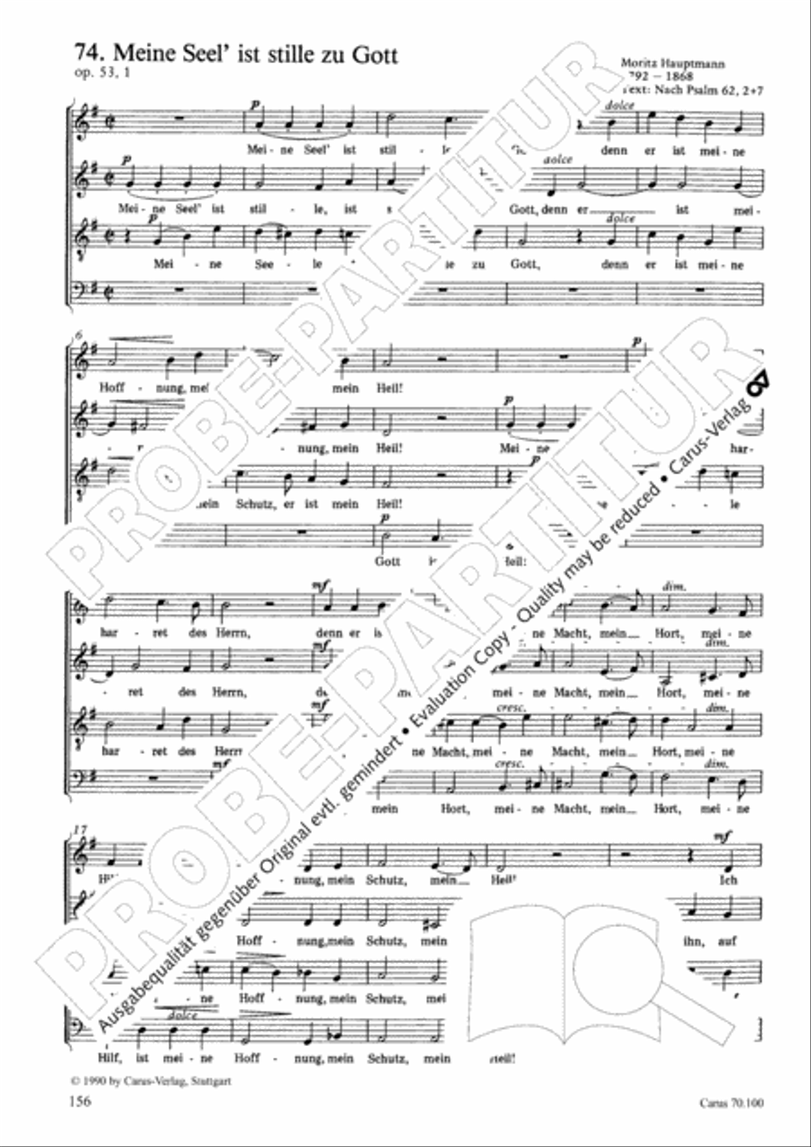 Geistliches Chorbuch der Romantik Choir scores gallery preview page 157