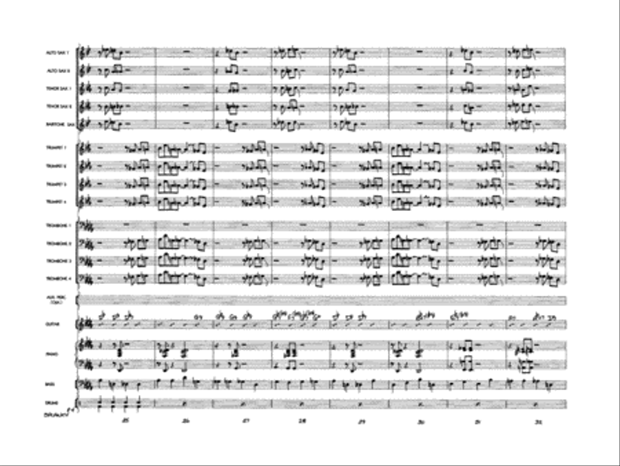 Splanky: Score Jazz Ensemble scores gallery preview page 6