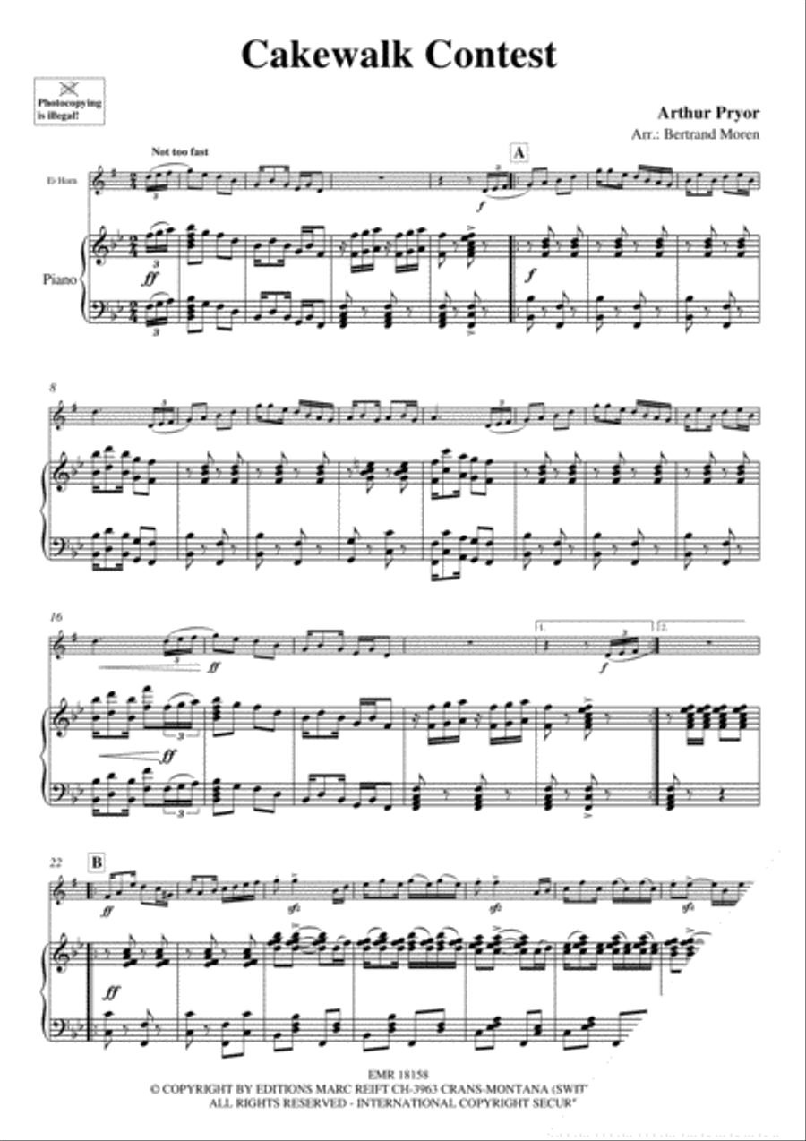 Cakewalk Contest Cakewalk Contest Horn scores gallery preview page 3
