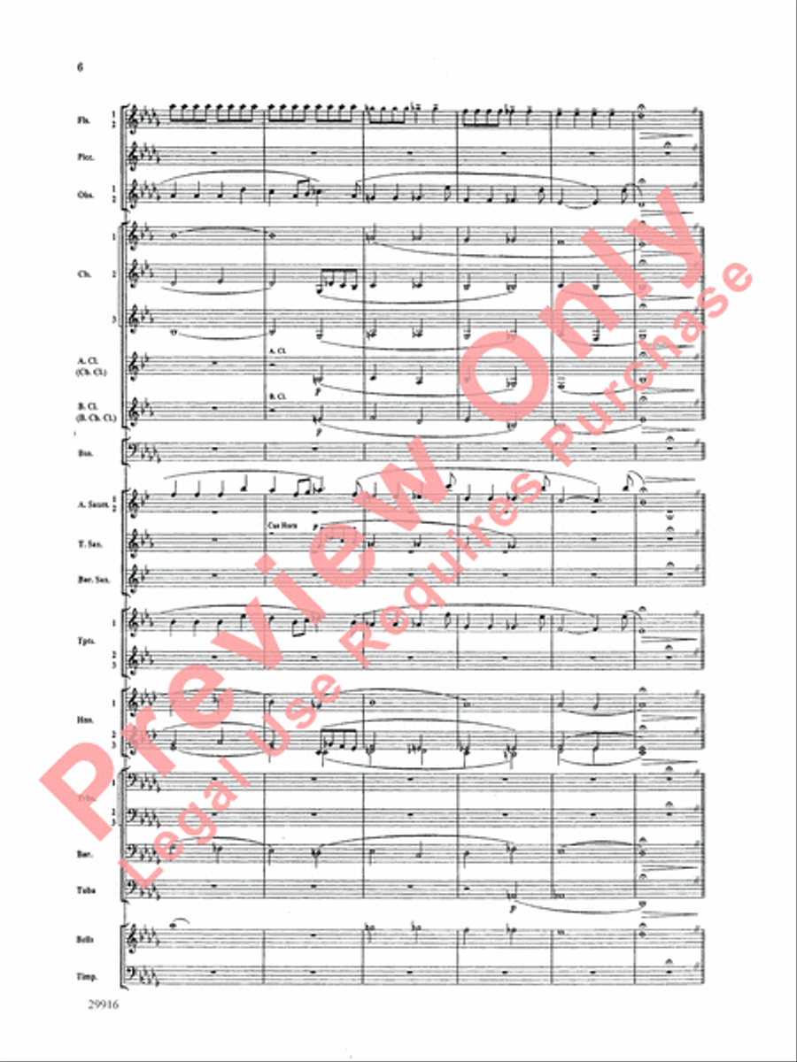Prologue Prayer and Dream Pantomime (from the opera Hansel and Gretel) Concert Band scores gallery preview page 7