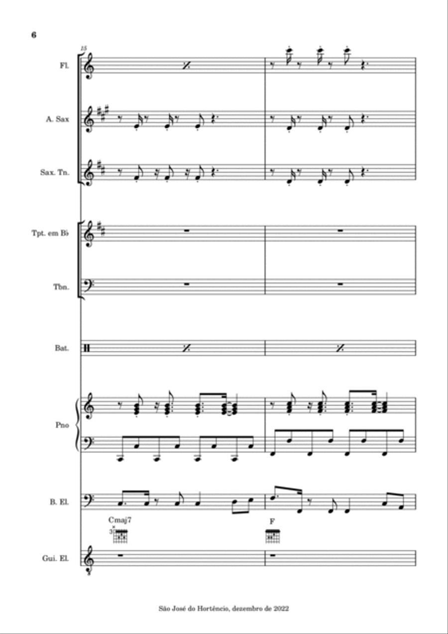 I Will Survive Concert Band scores gallery preview page 6