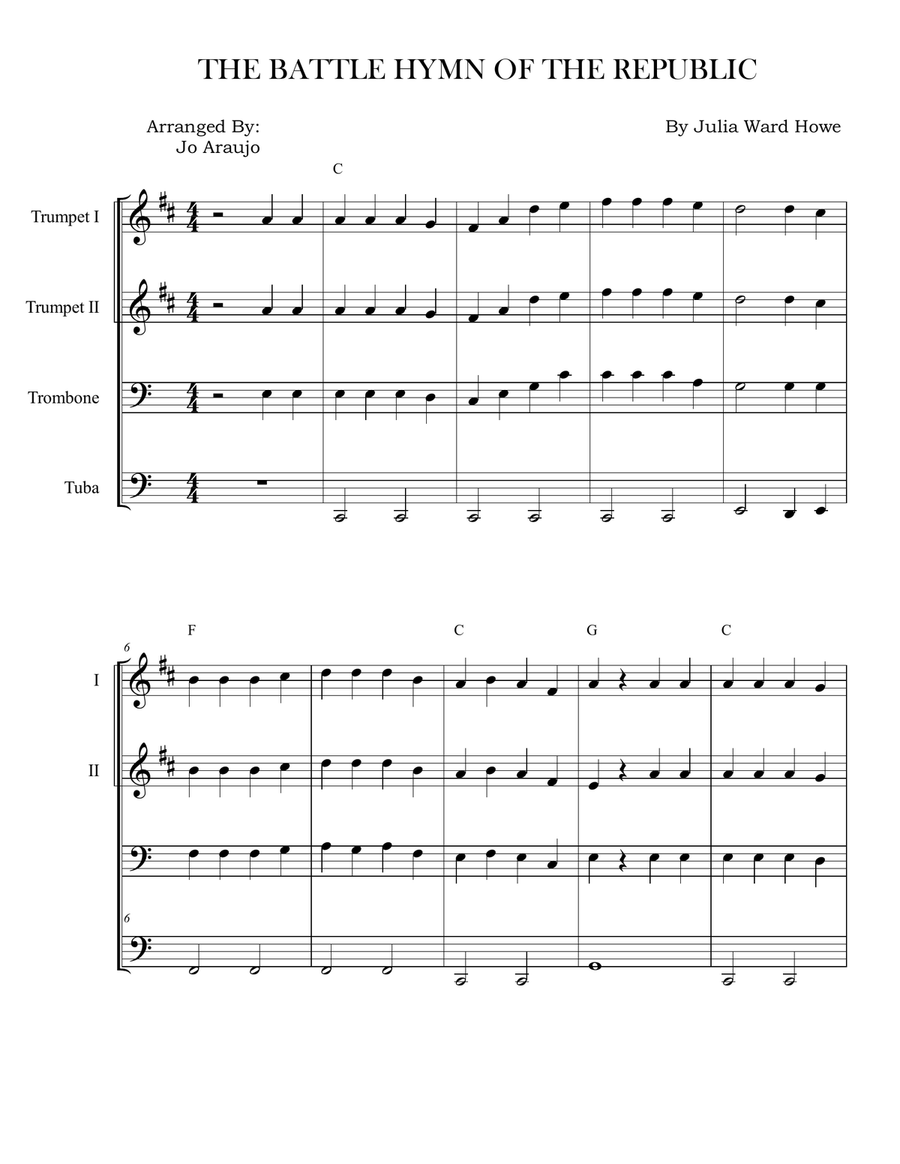 THE BATTLE HYMN OF THE REPUBLIC