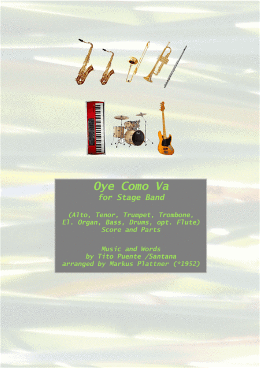 Oye Como Va Jazz Ensemble scores gallery preview page 1