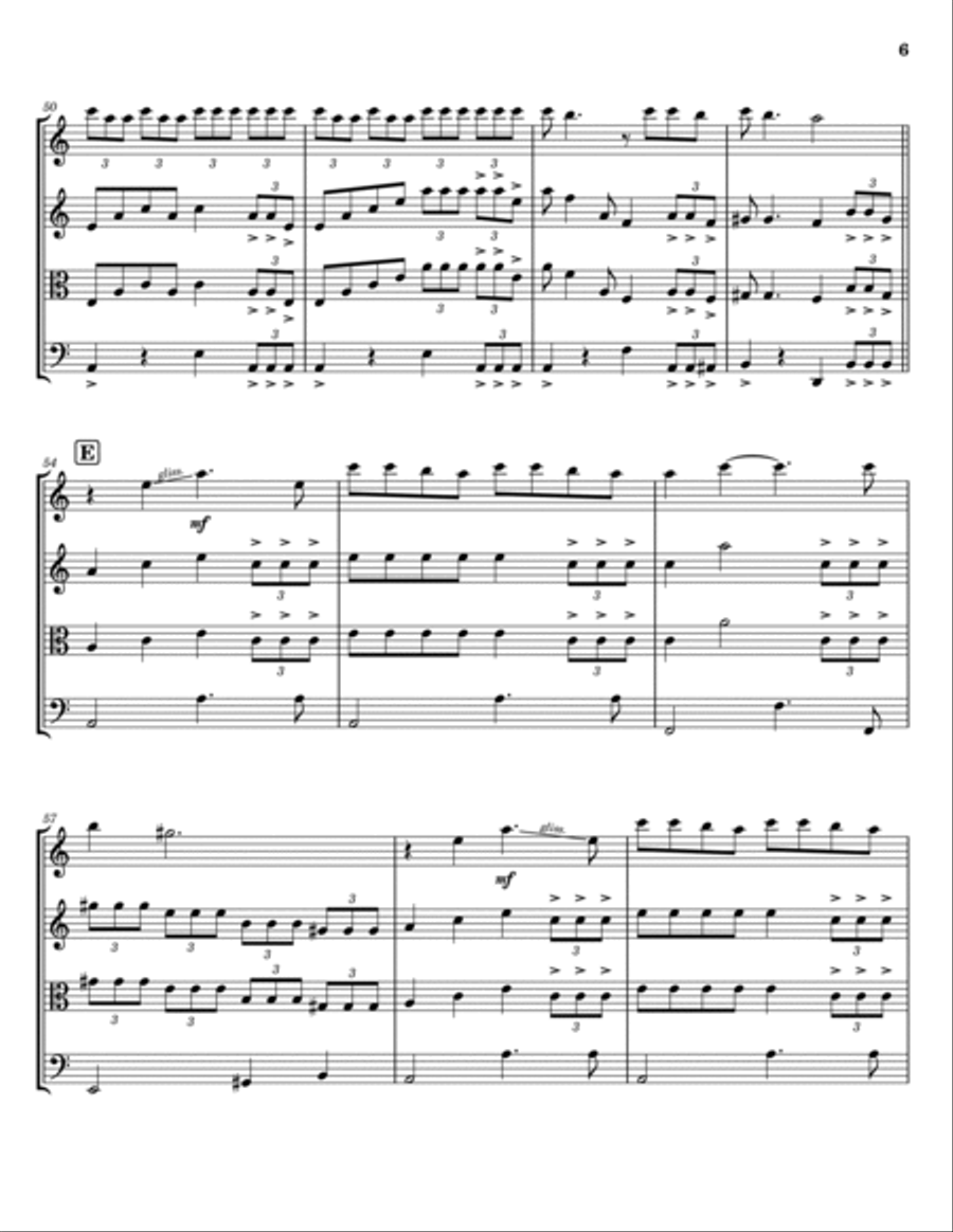 Believer String Trio scores gallery preview page 6