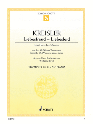 Book cover for Liebesfreud-Liebesleid (Love's Joy - Love's Sorrow)